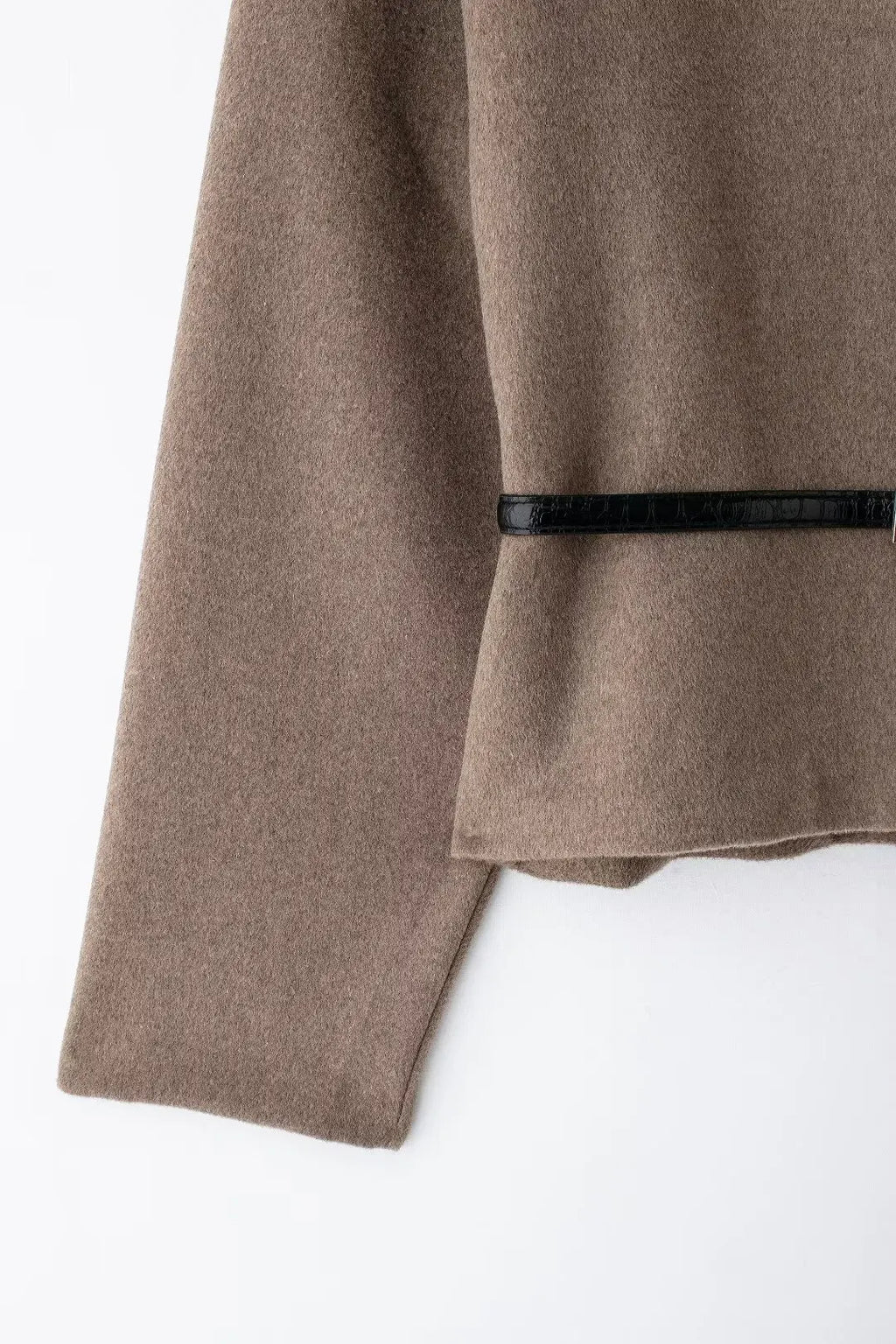 EDSA – Manteau léger pour femme, col V, manches longues, parfait pour sorties et trajets