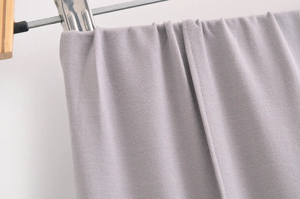 Ensemble 2 pièces femme hiver – Haut à manches longues et pantalon extensible chic en tissu double face