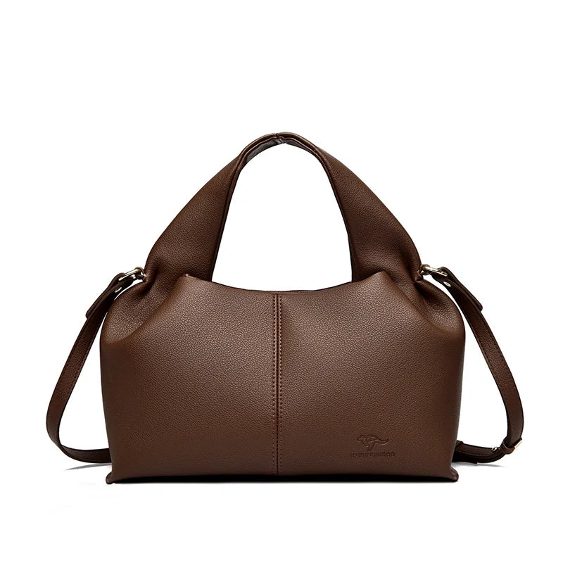 Sac à Main Femme Luxe – Cuir Souple, Petit Fourre-Tout Décontracté, Sac Bandoulière Hiver 2026