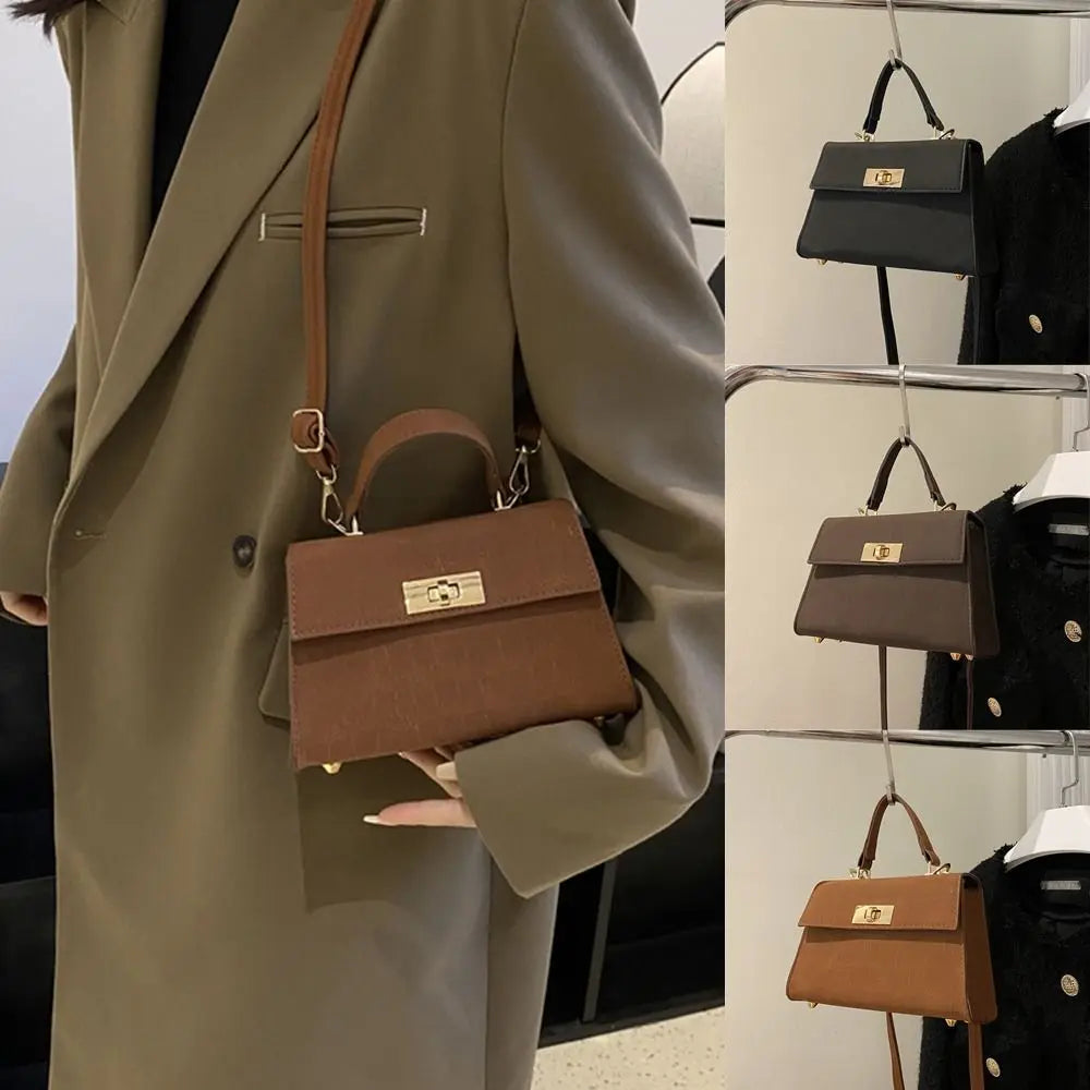 Sac à main bandoulière en cuir PU pour femme – Design élégant et spacieux, parfait pour le quotidien et les voyages