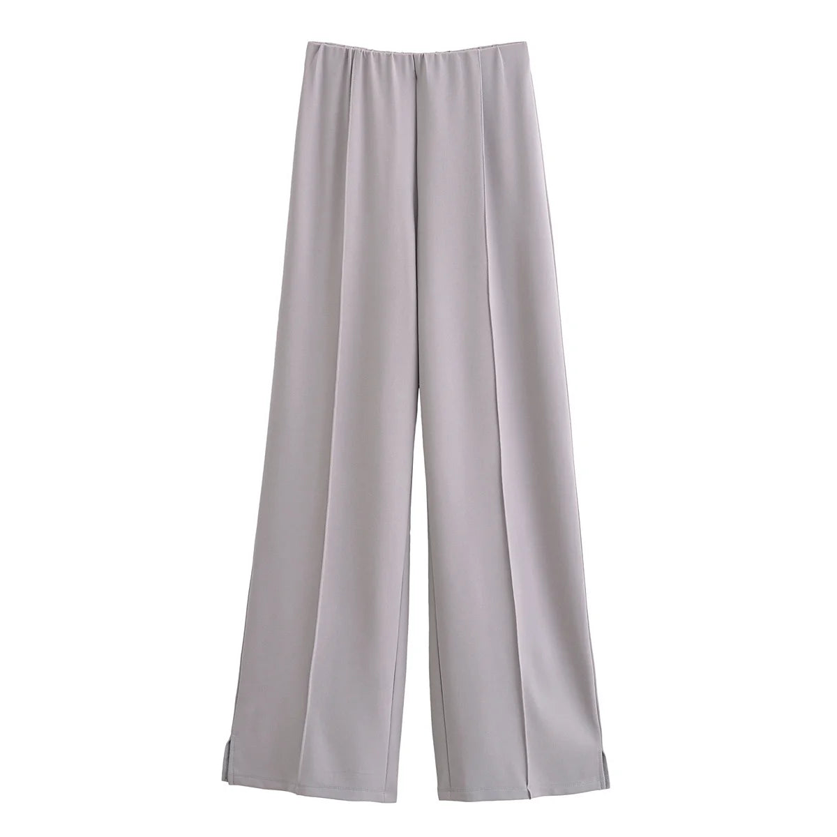 Ensemble 2 pièces femme hiver – Haut à manches longues et pantalon extensible chic en tissu double face