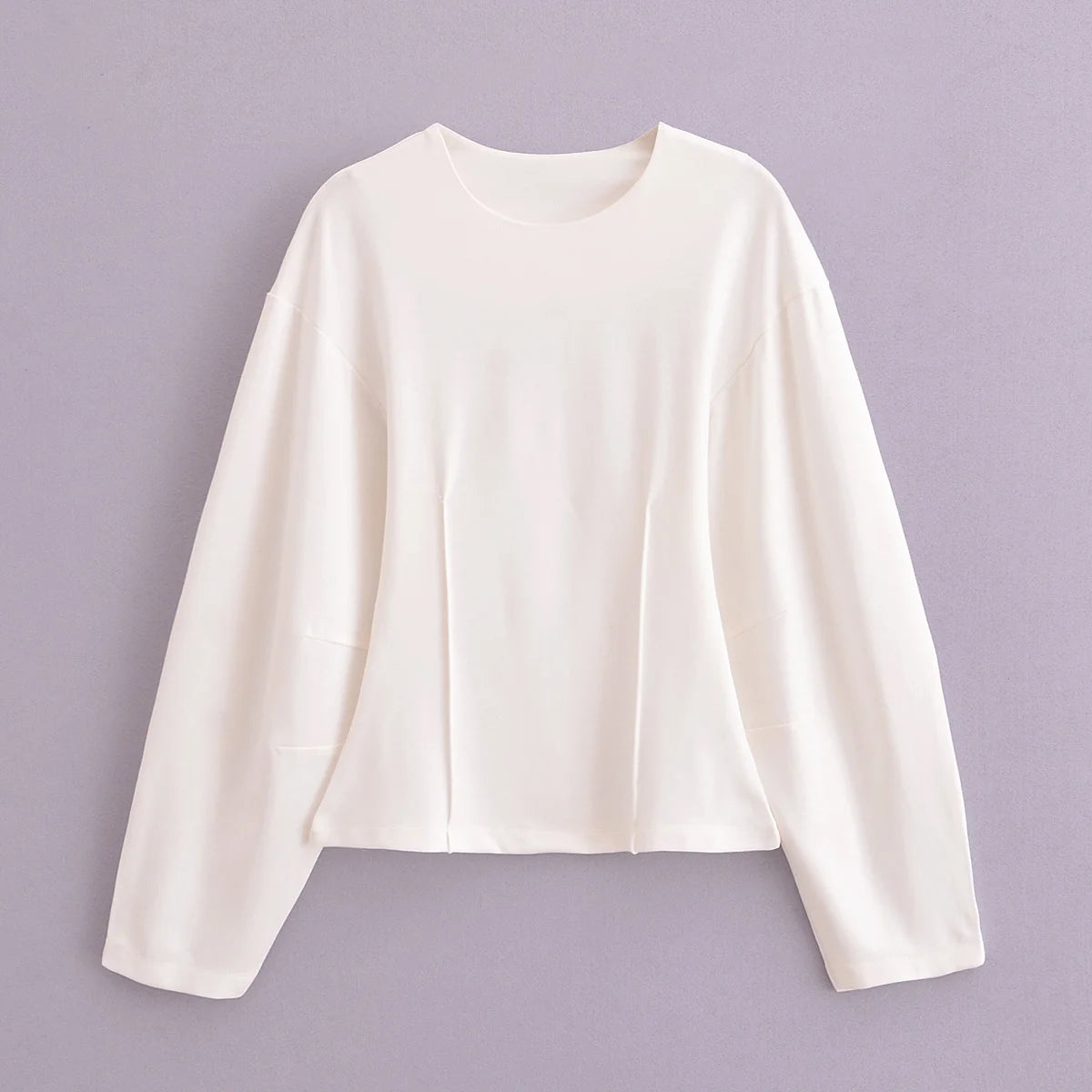 Ensemble 2 pièces femme hiver – Haut à manches longues et pantalon extensible chic en tissu double face