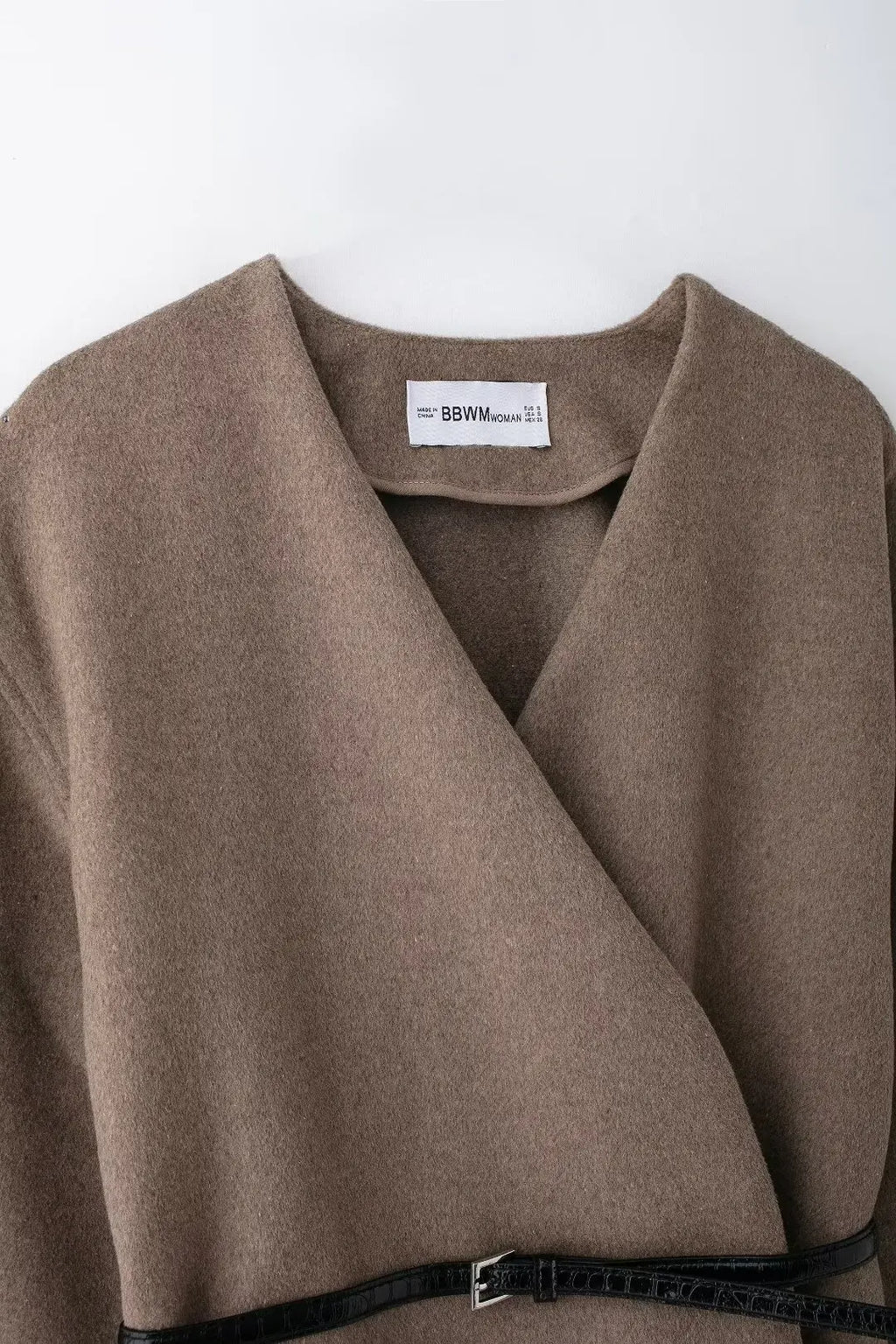 EDSA – Manteau léger pour femme, col V, manches longues, parfait pour sorties et trajets