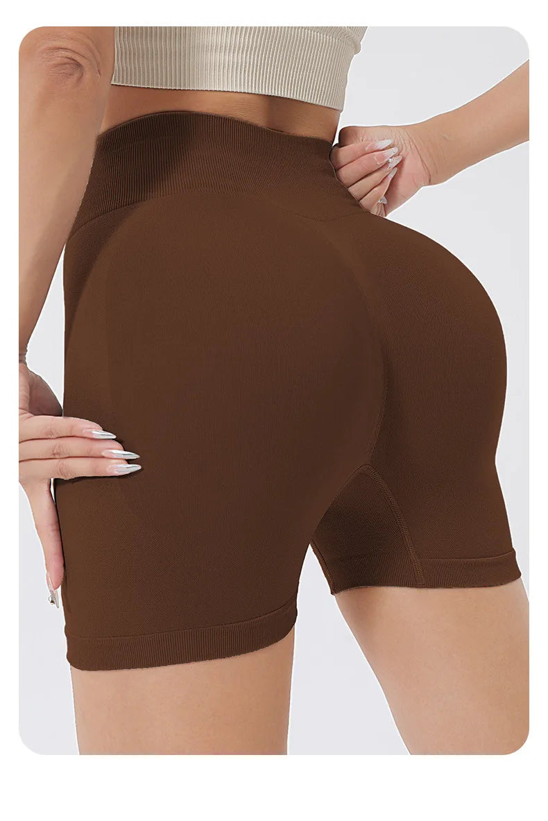 Cycliste femme taille haute, confortable et respirant — idéal pour le sport, le yoga ou la vie quotidienne