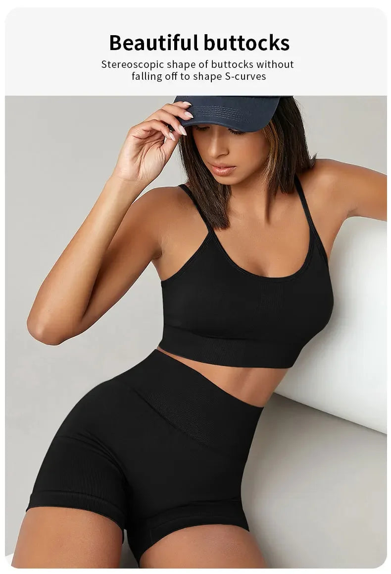 Cycliste femme taille haute, confortable et respirant — idéal pour le sport, le yoga ou la vie quotidienne