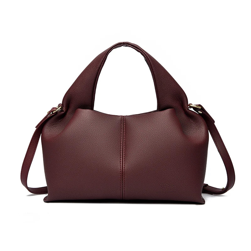Sac à Main Femme Luxe – Cuir Souple, Petit Fourre-Tout Décontracté, Sac Bandoulière Hiver 2026