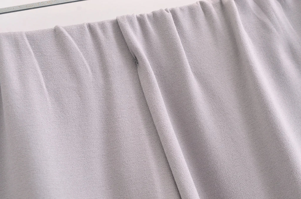 Ensemble 2 pièces femme hiver – Haut à manches longues et pantalon extensible chic en tissu double face