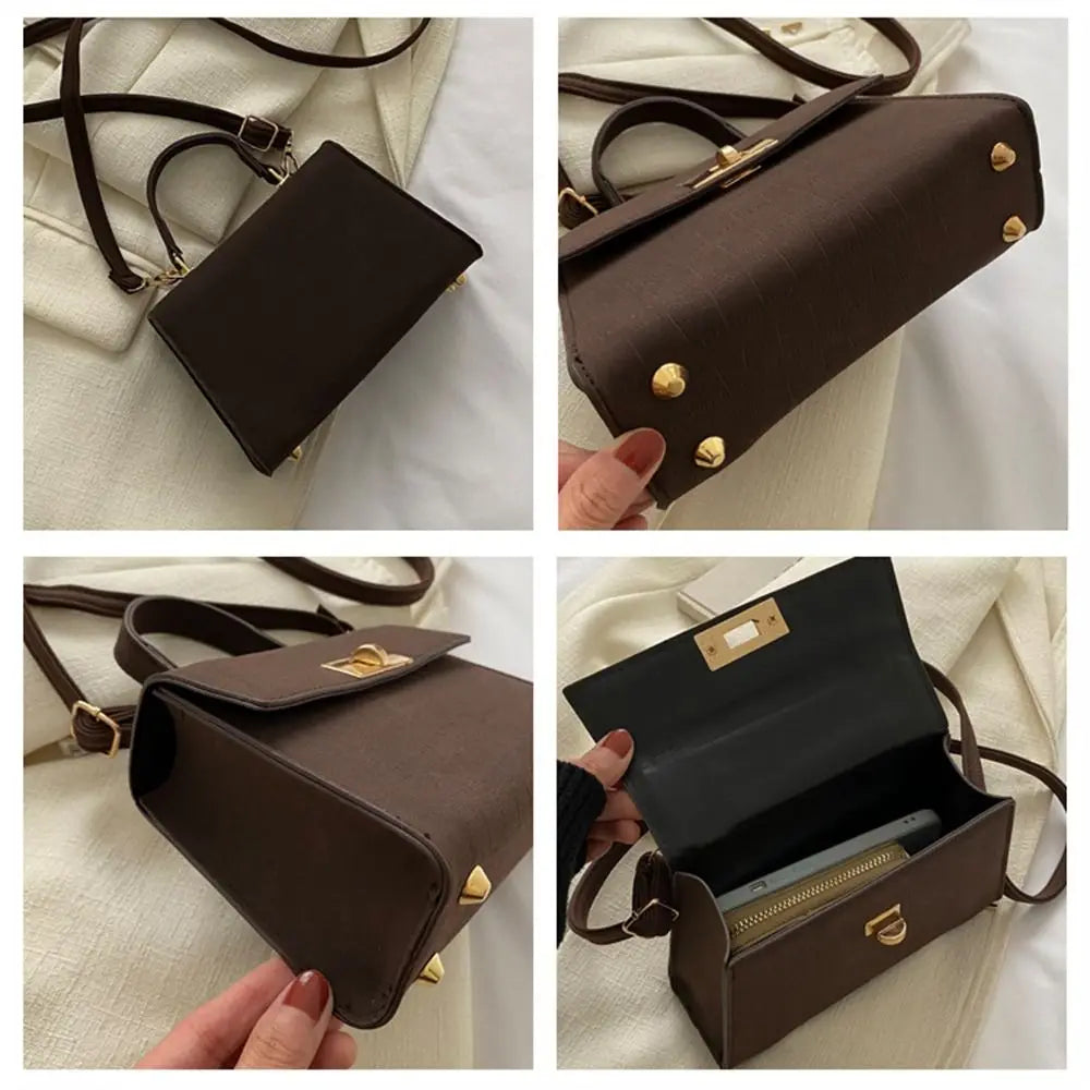 Sac à main bandoulière en cuir PU pour femme – Design élégant et spacieux, parfait pour le quotidien et les voyages