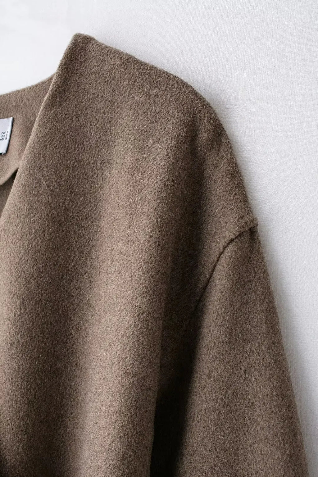 EDSA – Manteau léger pour femme, col V, manches longues, parfait pour sorties et trajets