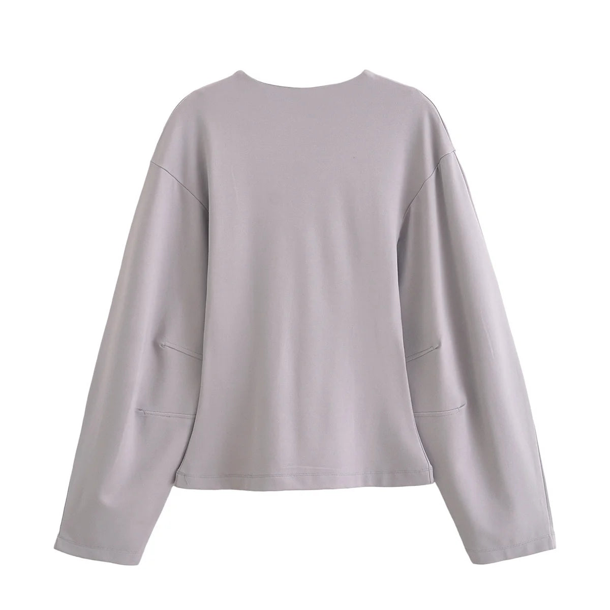 Ensemble 2 pièces femme hiver – Haut à manches longues et pantalon extensible chic en tissu double face