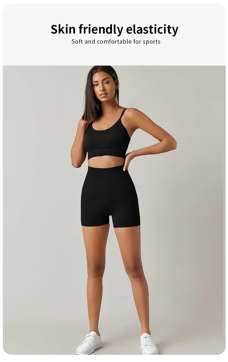 Cycliste femme taille haute, confortable et respirant — idéal pour le sport, le yoga ou la vie quotidienne