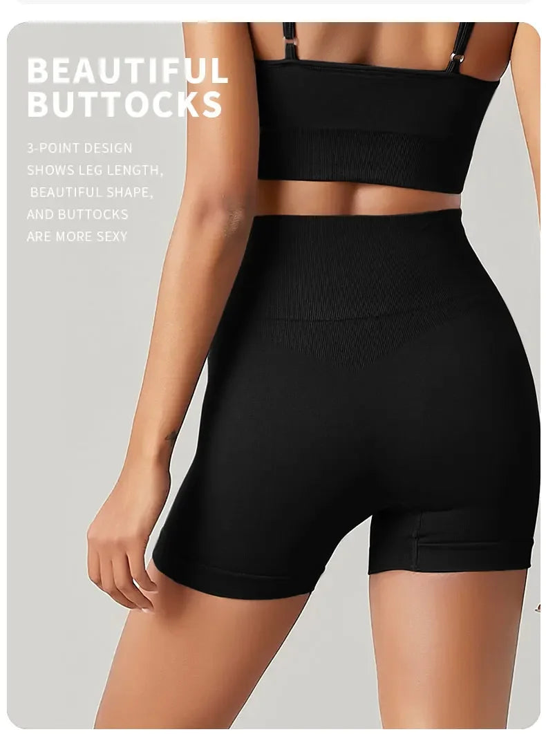 Cycliste femme taille haute, confortable et respirant — idéal pour le sport, le yoga ou la vie quotidienne