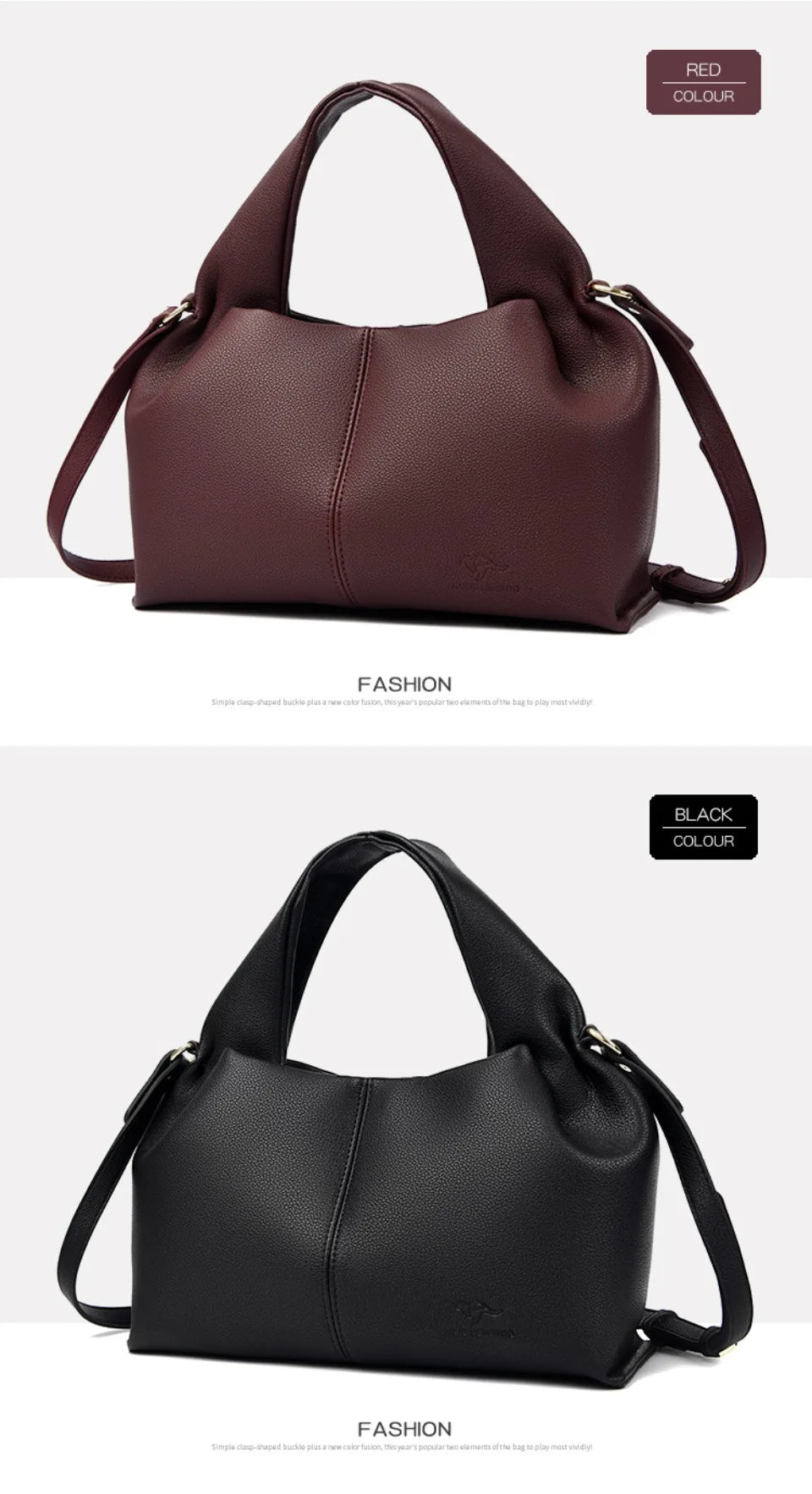 Sac à Main Femme Luxe – Cuir Souple, Petit Fourre-Tout Décontracté, Sac Bandoulière Hiver 2026