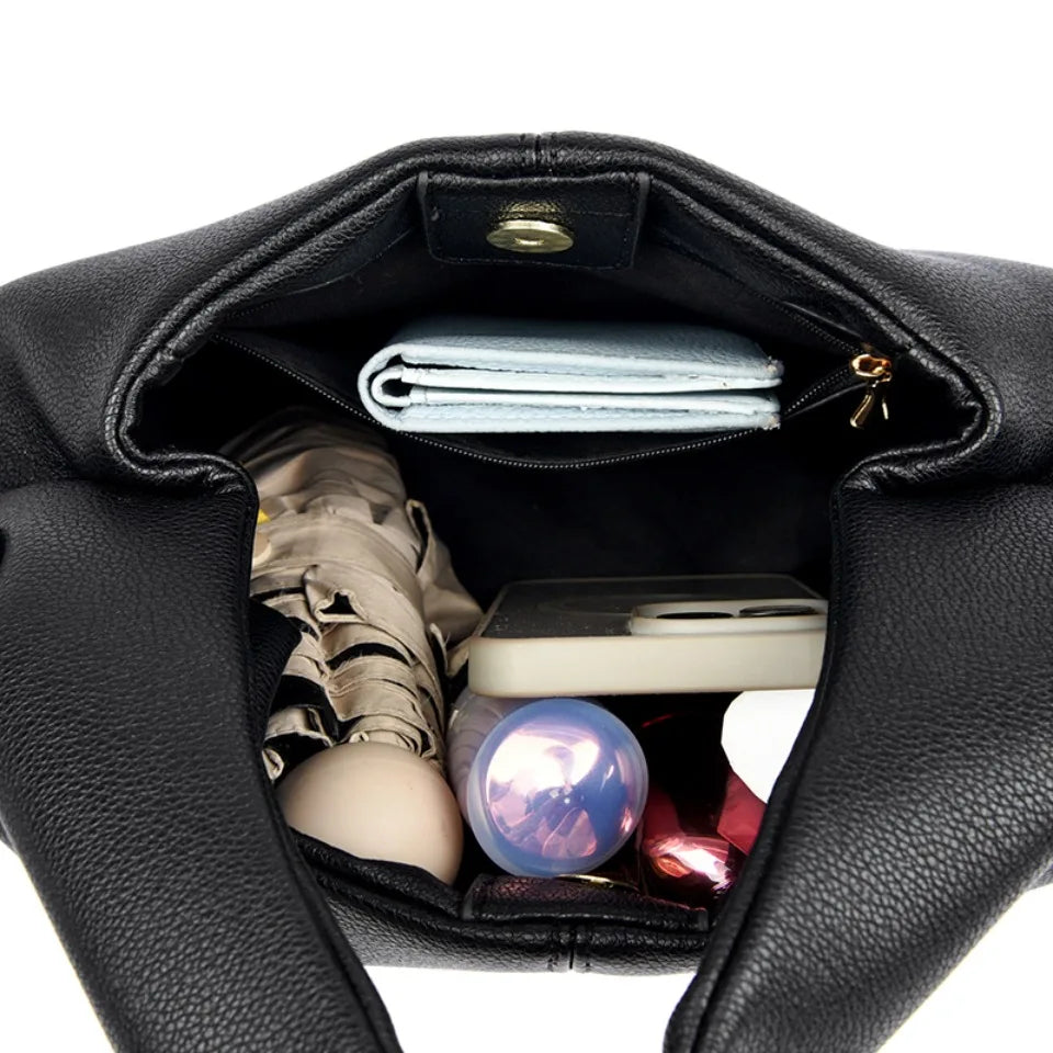 Sac à Main Femme Luxe – Cuir Souple, Petit Fourre-Tout Décontracté, Sac Bandoulière Hiver 2026