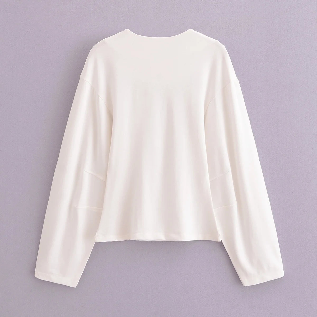 Ensemble 2 pièces femme hiver – Haut à manches longues et pantalon extensible chic en tissu double face